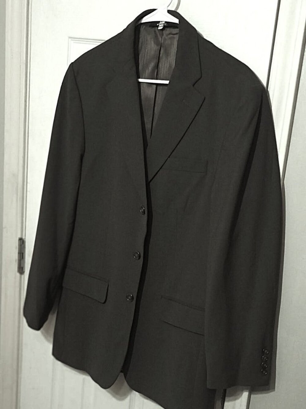 Haggar Black Label Men Dark Olive Color Blazer Only   38R